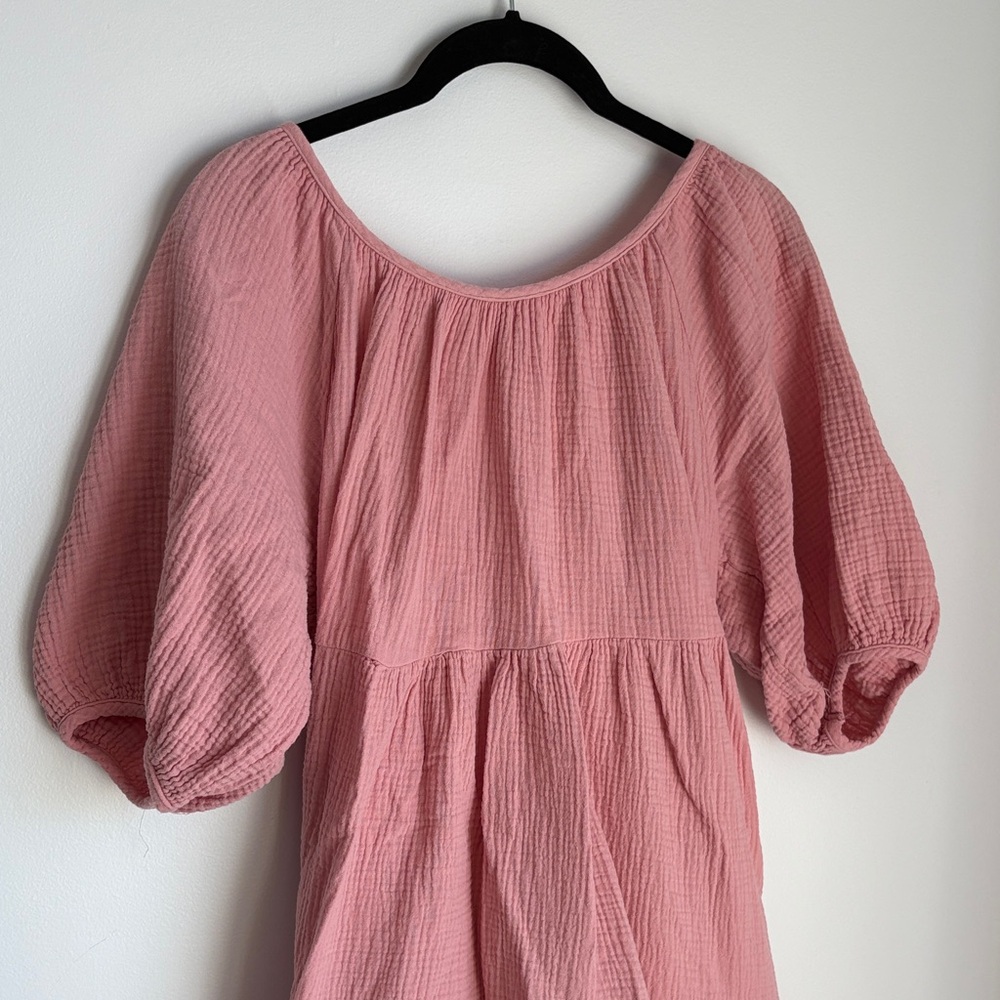 Joe Fresh x Jillian Harris Tiered Pink Dress